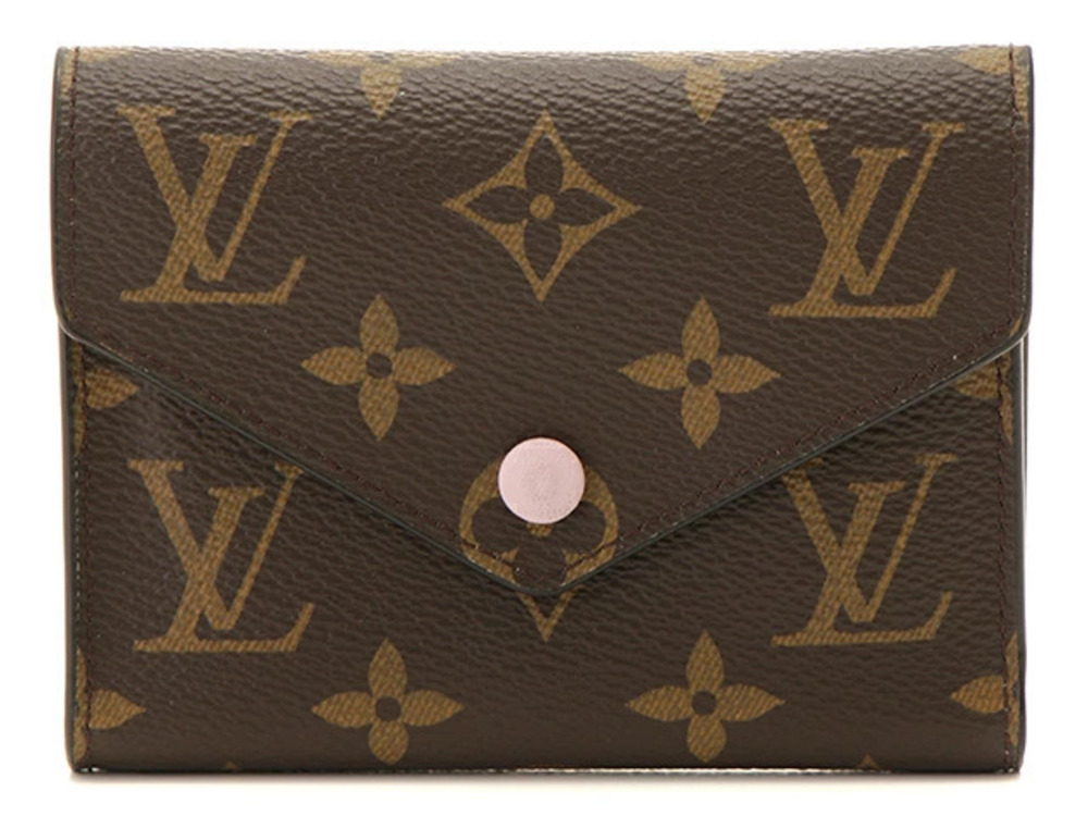 LOUIS VUITTON Wallet Portefeuille Victorine Monogram Rose Pink Ballerine